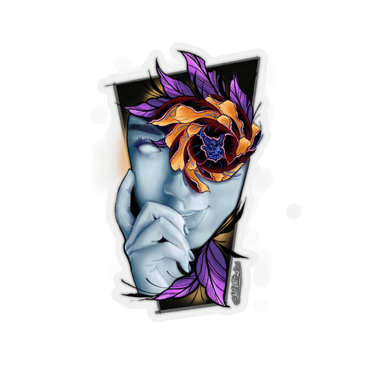flower face girl