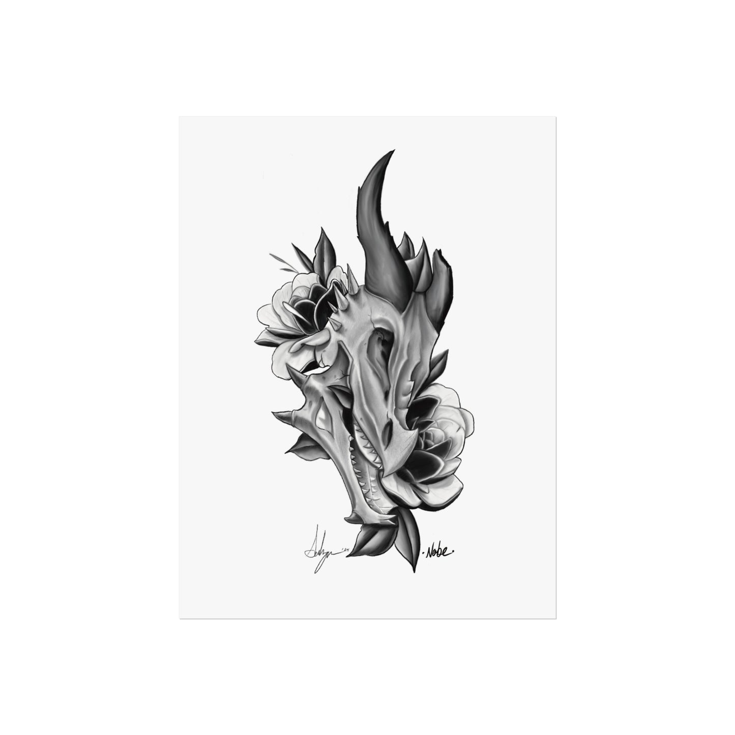 Dragon Skull Fine Art Print