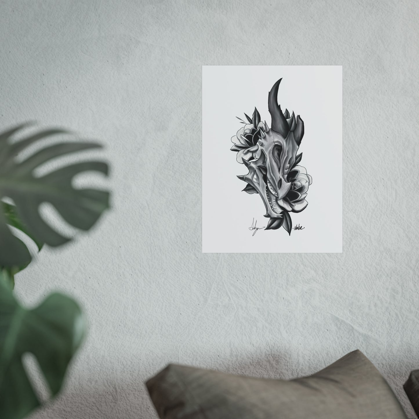 Dragon Skull Fine Art Print