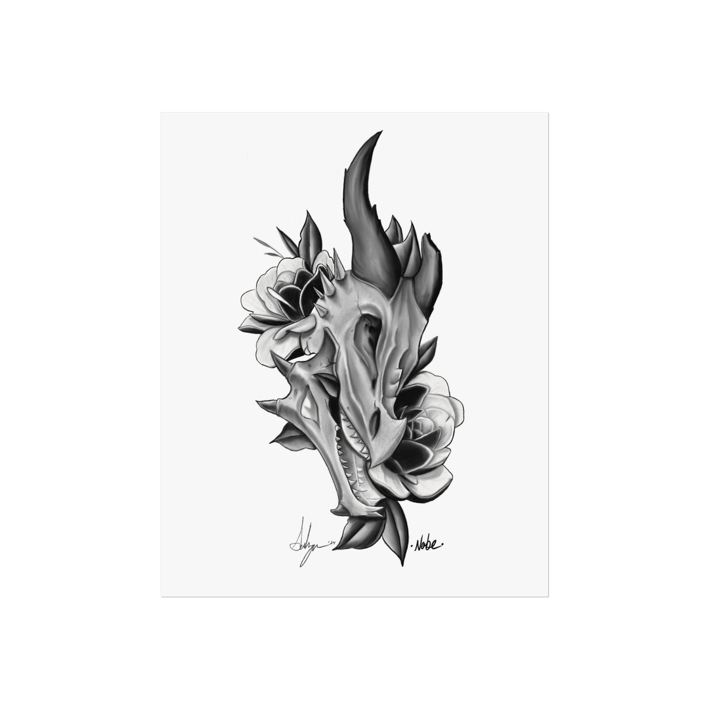 Dragon Skull Fine Art Print