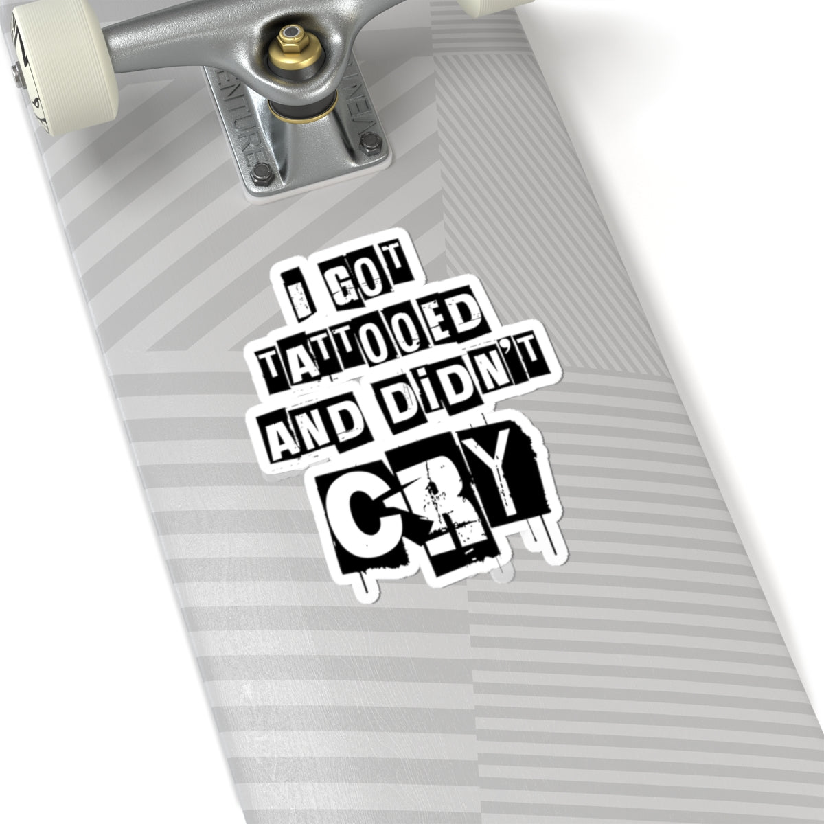 Tattooed and Tough Sticker