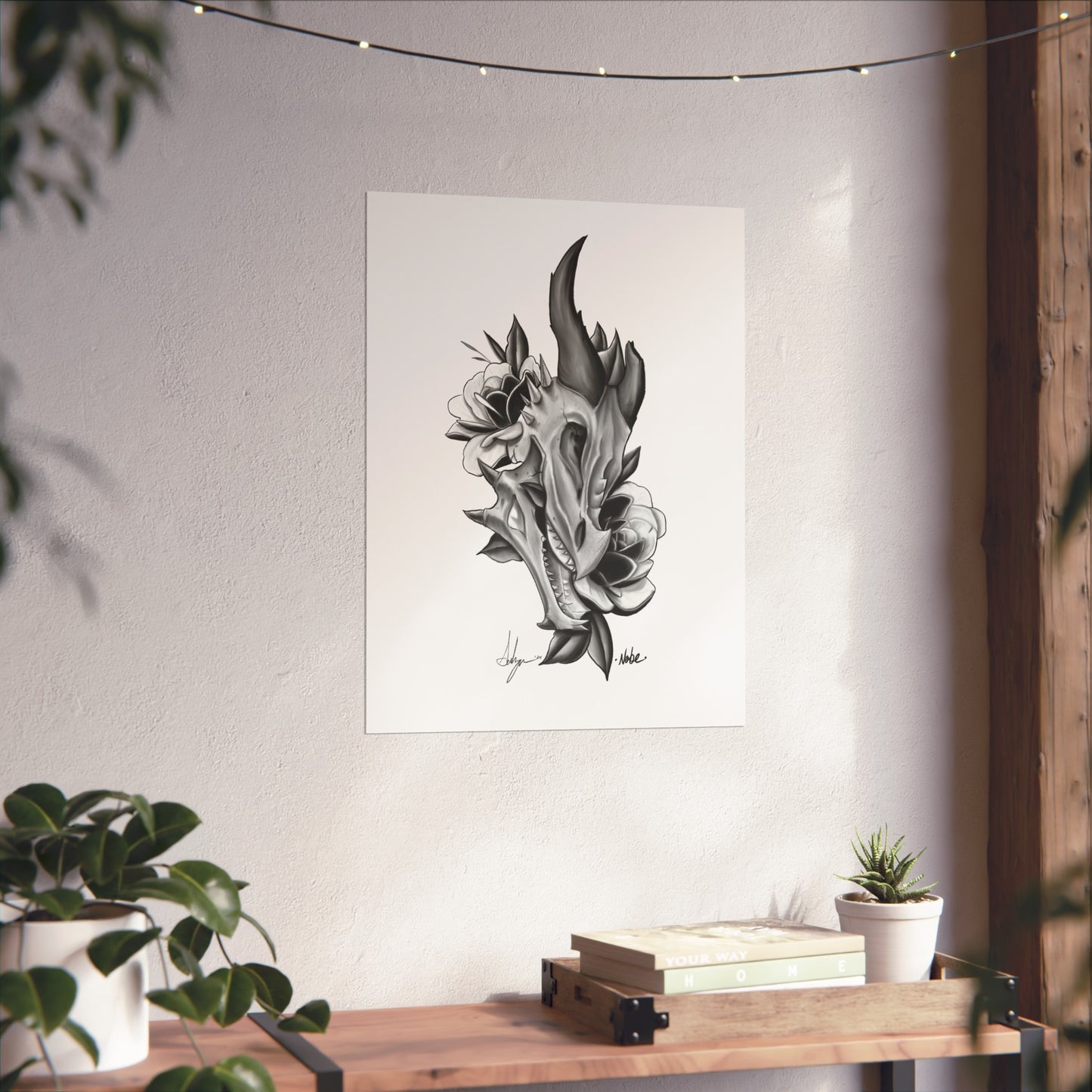 Dragon Skull Fine Art Print