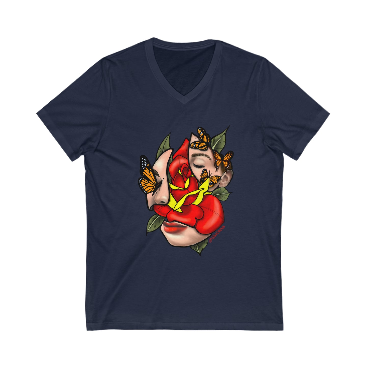 Girls Rose V Neck