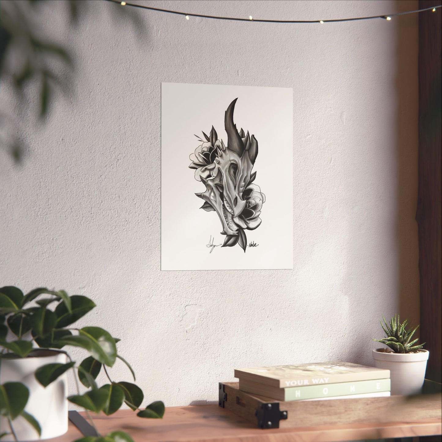 Dragon Skull Fine Art Print